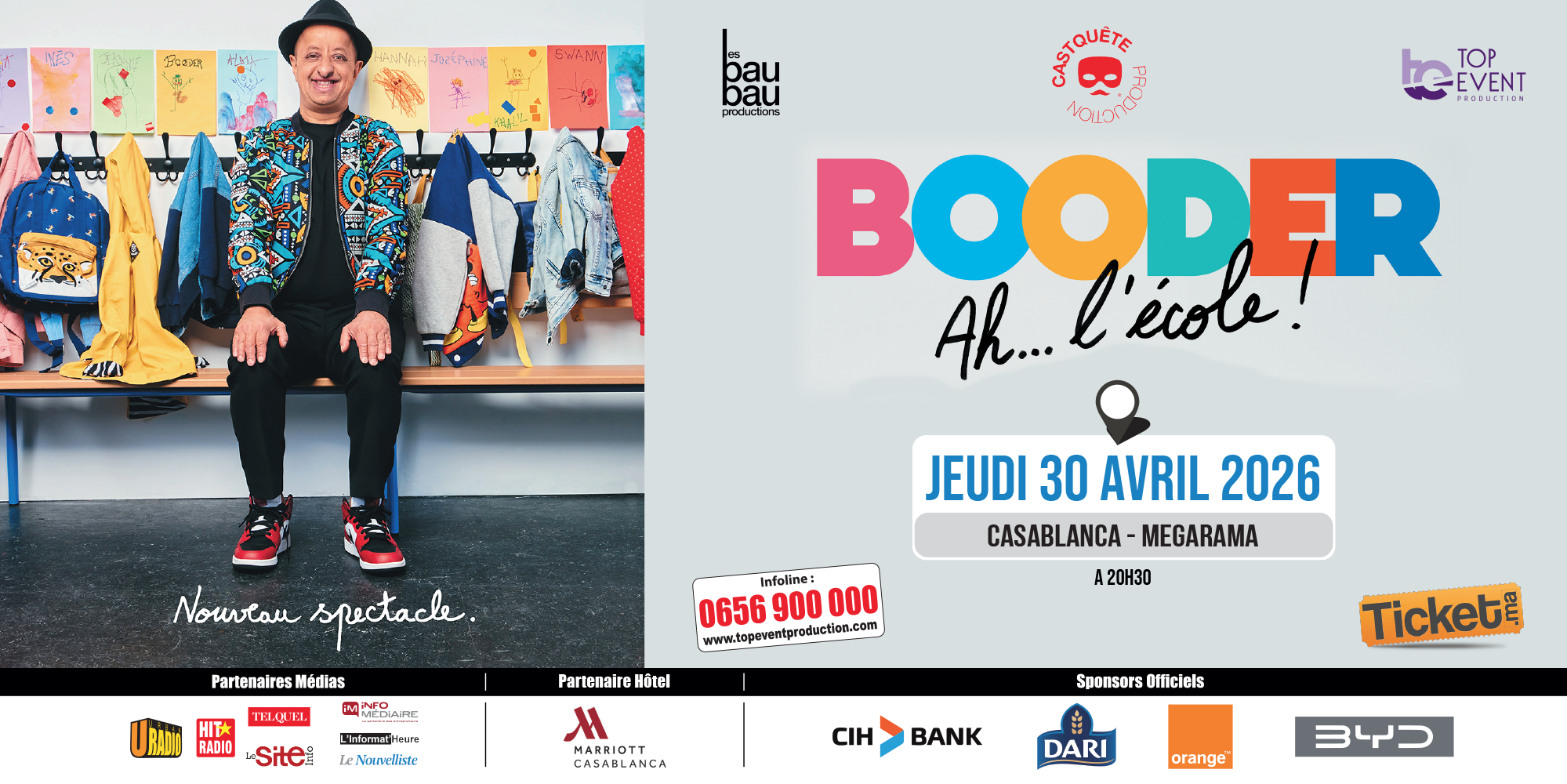 BOODER AH...L'ÉCOLE. - CASABLANCA 30/04