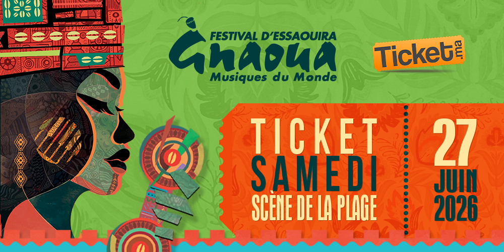 Ticket Samedi - Scène de la Plage