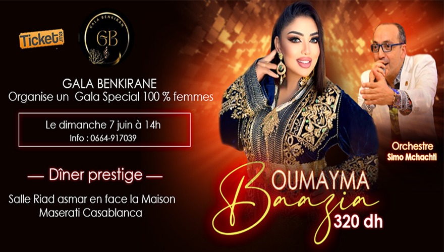 Gala 100% Femmes – Oumaima Baazia
