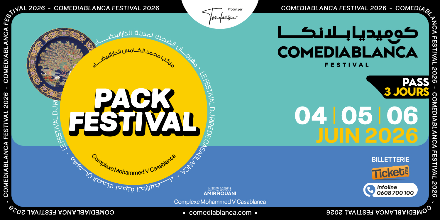 COMEDIABLANCA - PASS 3 JOURS